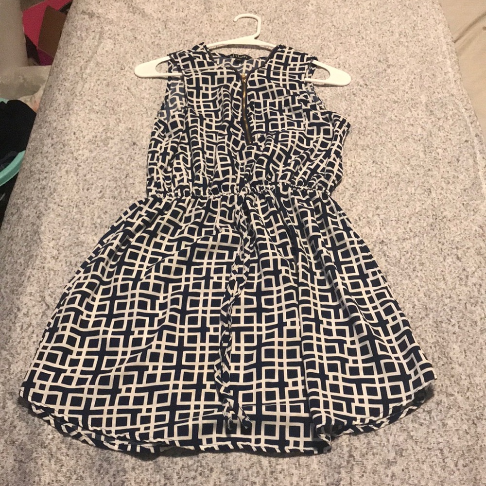 Blue and White sundress